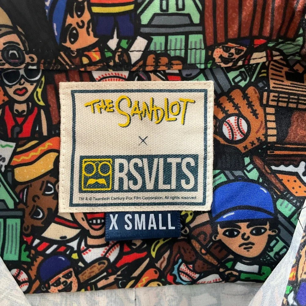 RSVLTS The Sandlot Shirt KIDS XS Multi Kunuflex Graphic Print